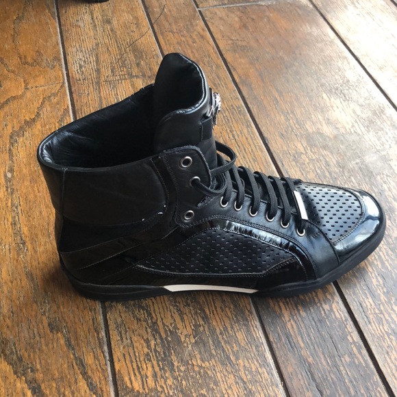 Black Versace hightops - Picture 4 of 8